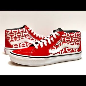 Supreme x Vans Grosso Mid ‘Monogram S - Red’